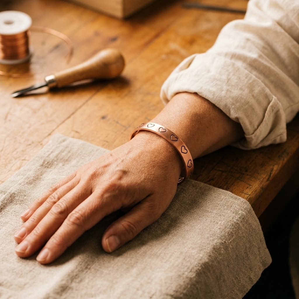 Legacy Hearth Copper Bracelet