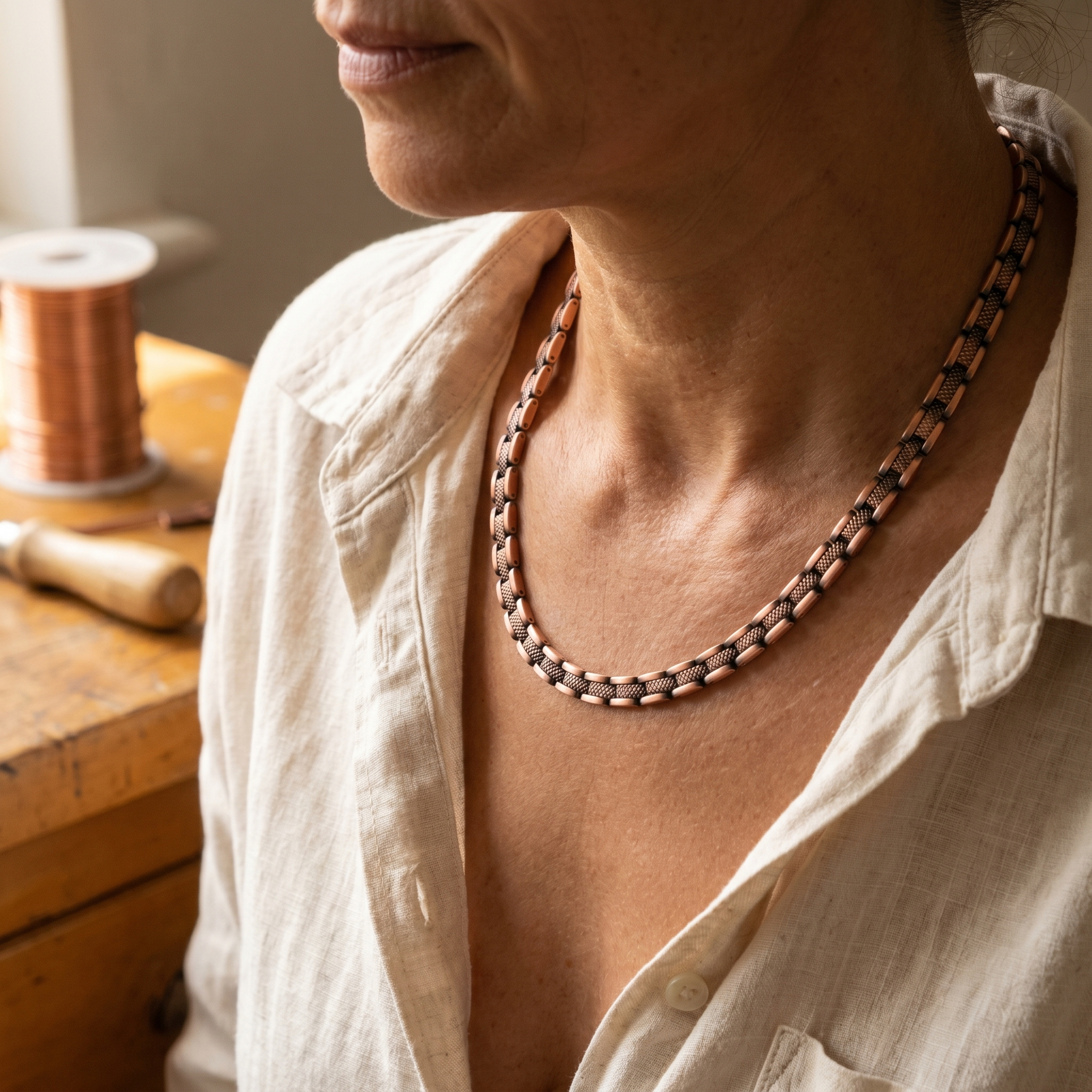 Zenith Haze Copper Necklace