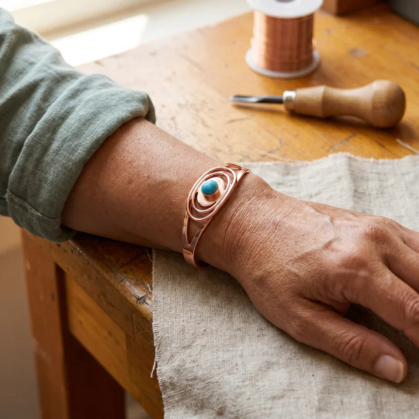 Nature's Grace Copper Bracelet