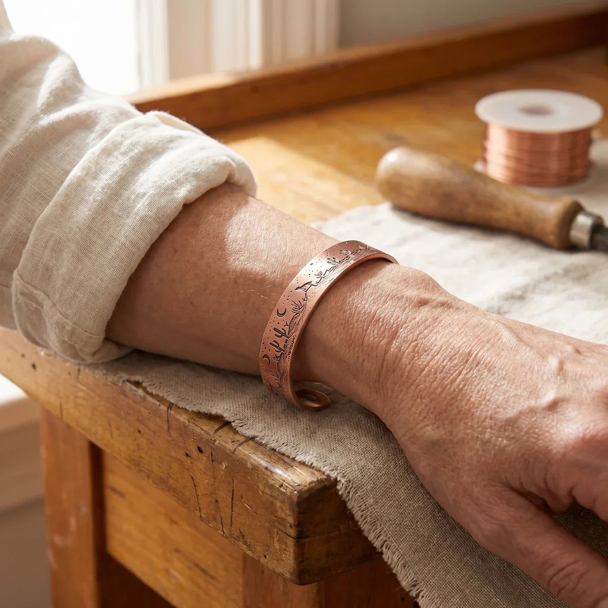 Graceful Cove Copper Bracelet