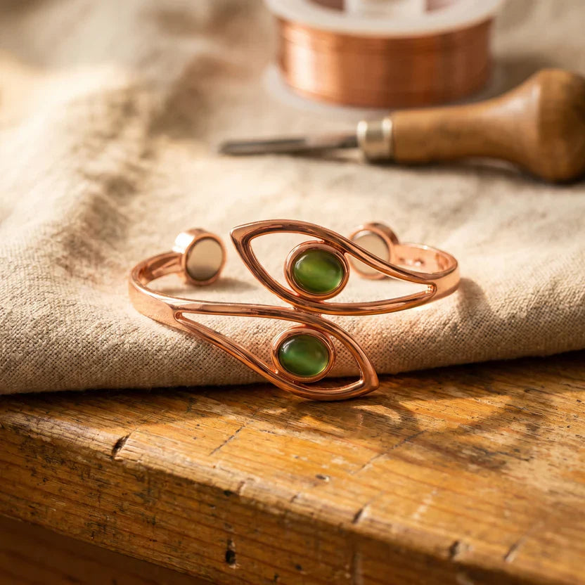 Opal Serenity Copper Bracelet