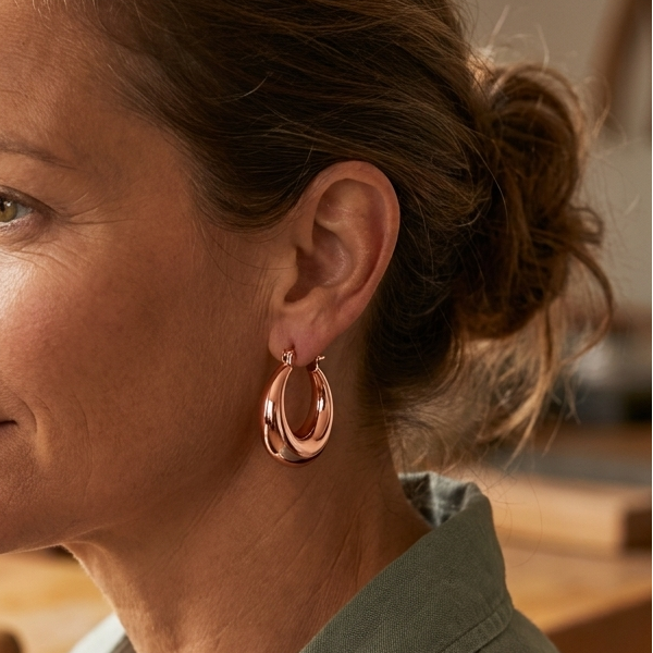 Marl Signature Copper Earrings