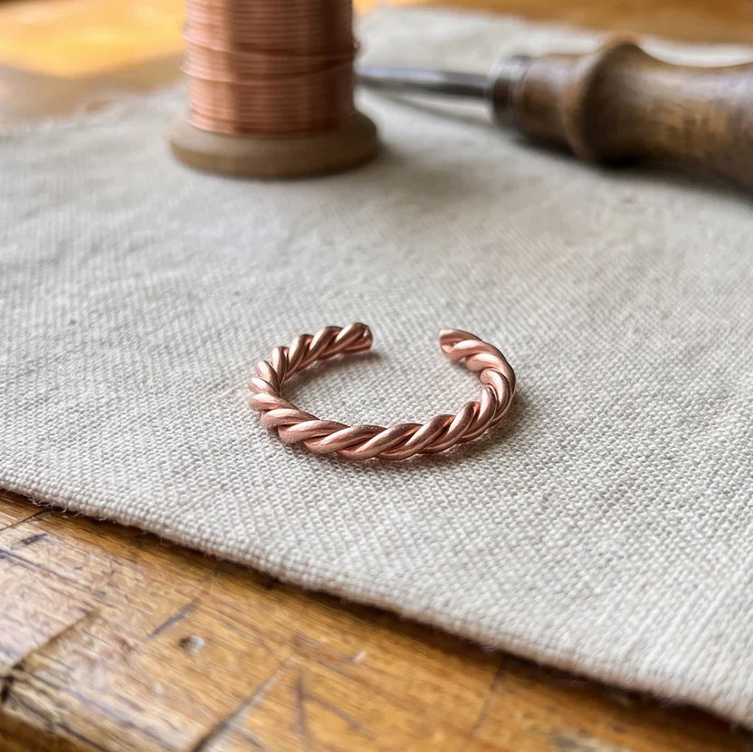 Statement Copper Tensor Ring