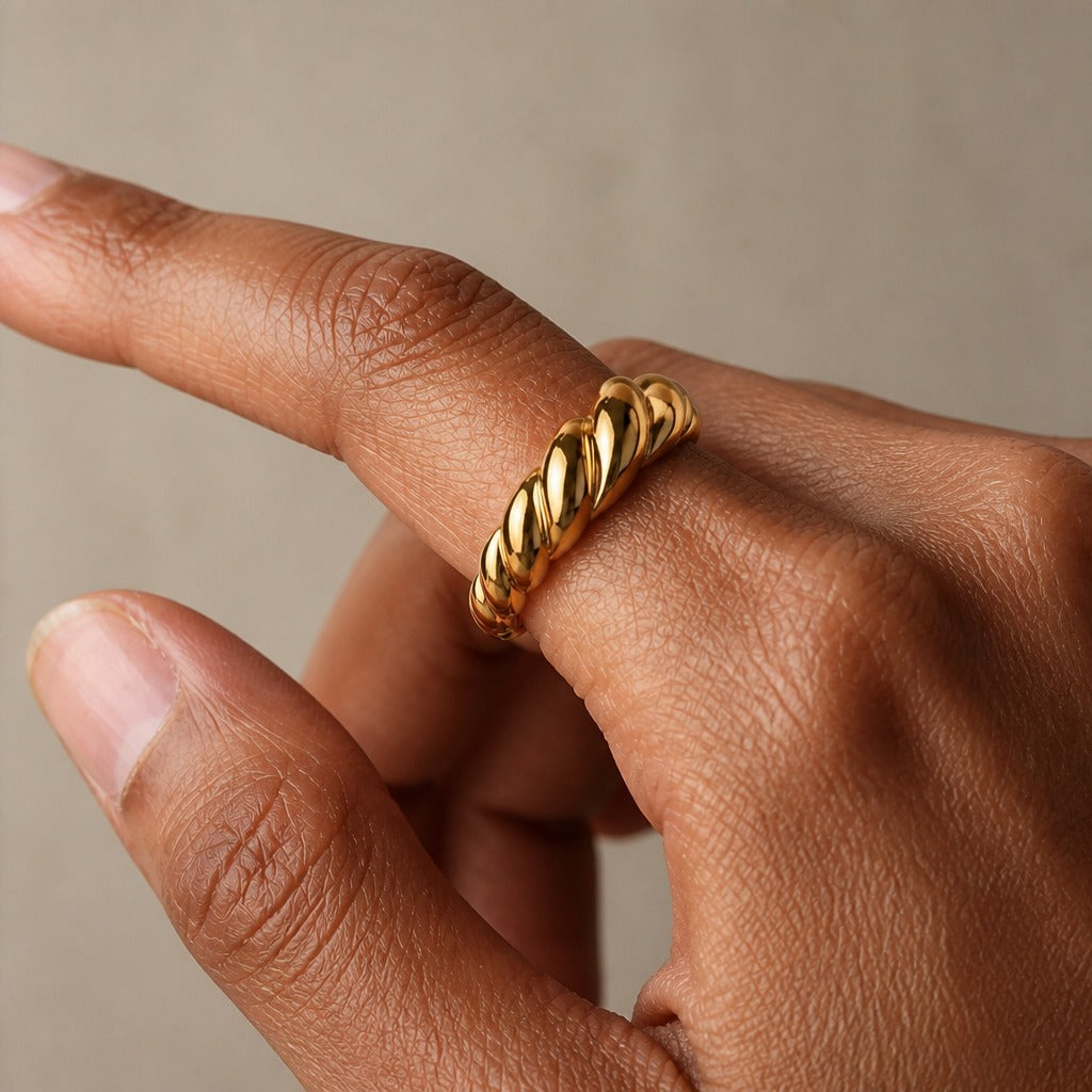 Sculpted Dome Statement Ring