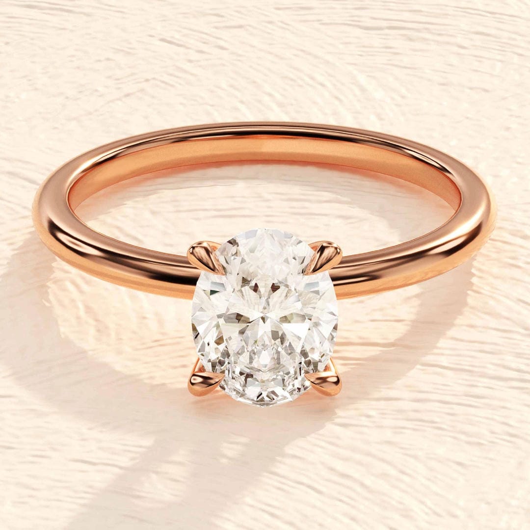 Oval Solitaire Classic Ring