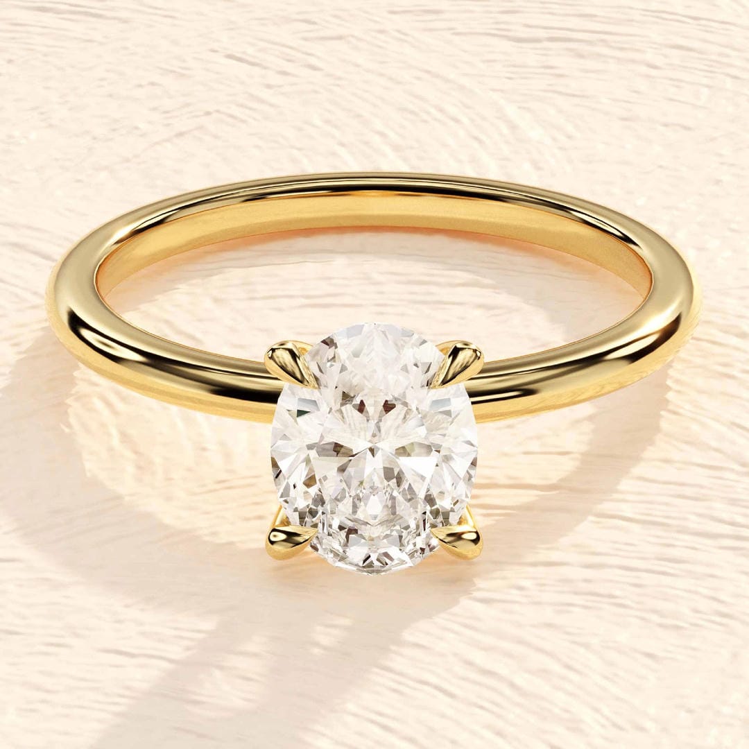 Oval Solitaire Classic Ring