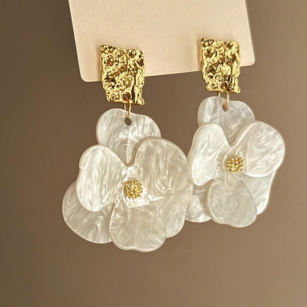 Elegant Bohemian Floral Earrings