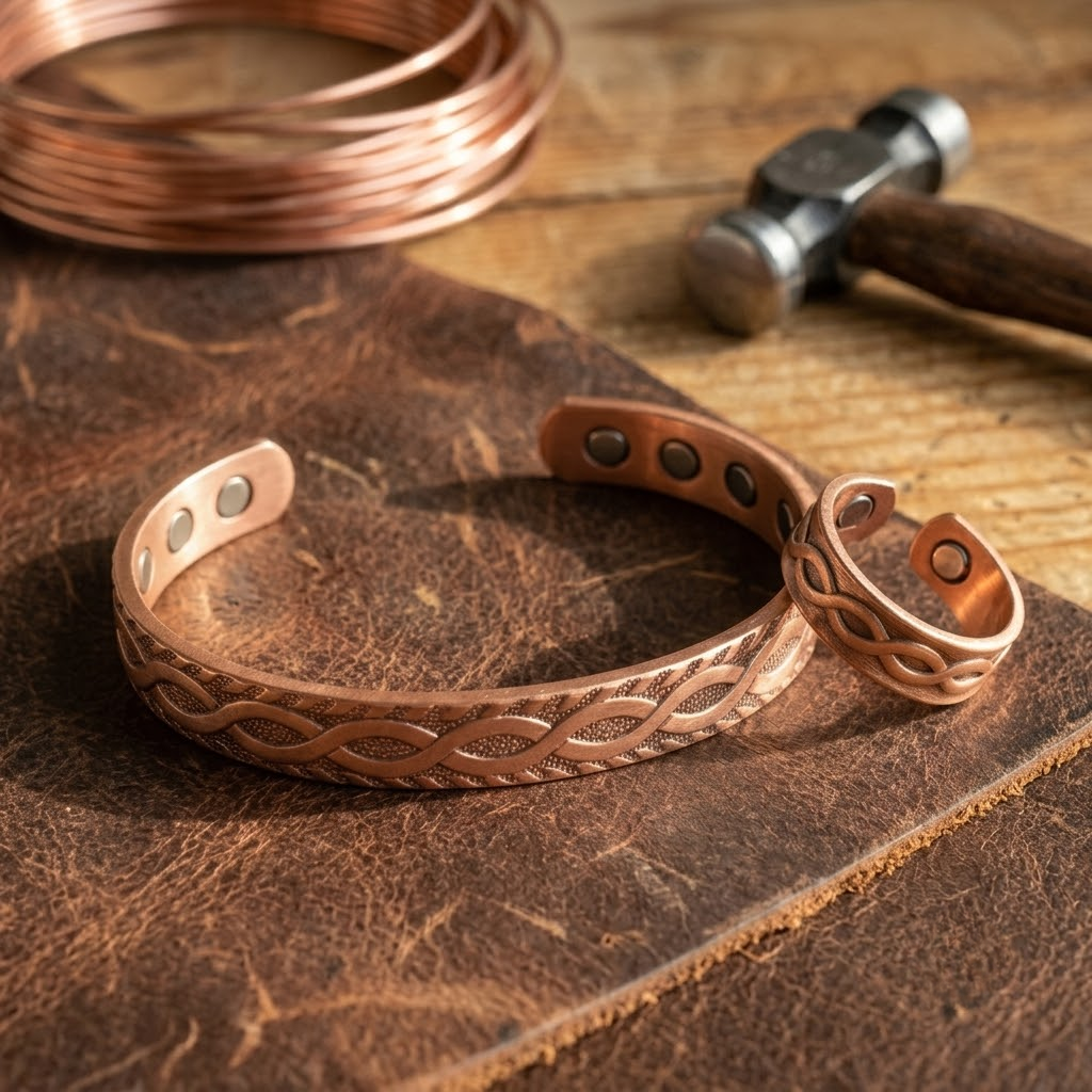 Marigold Knot Copper Set