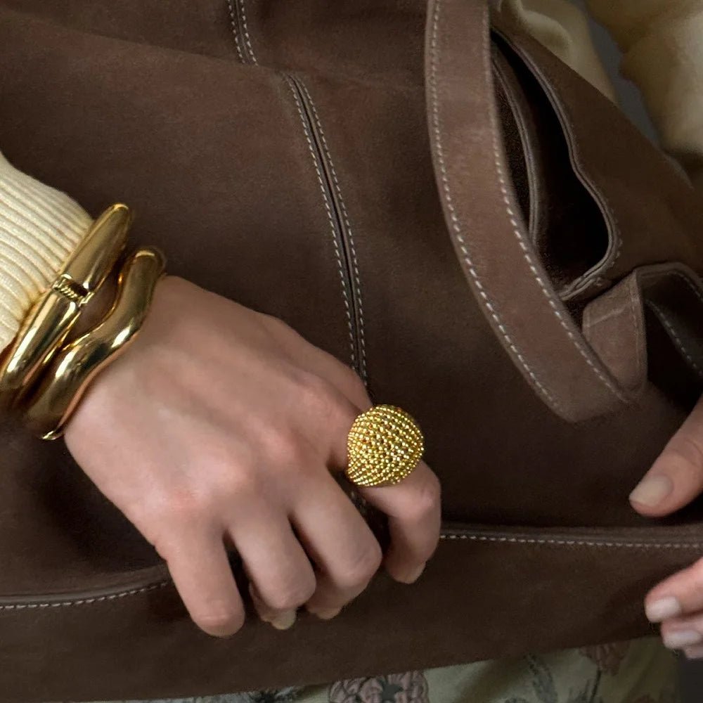 Lattice Sleek Dome Ring