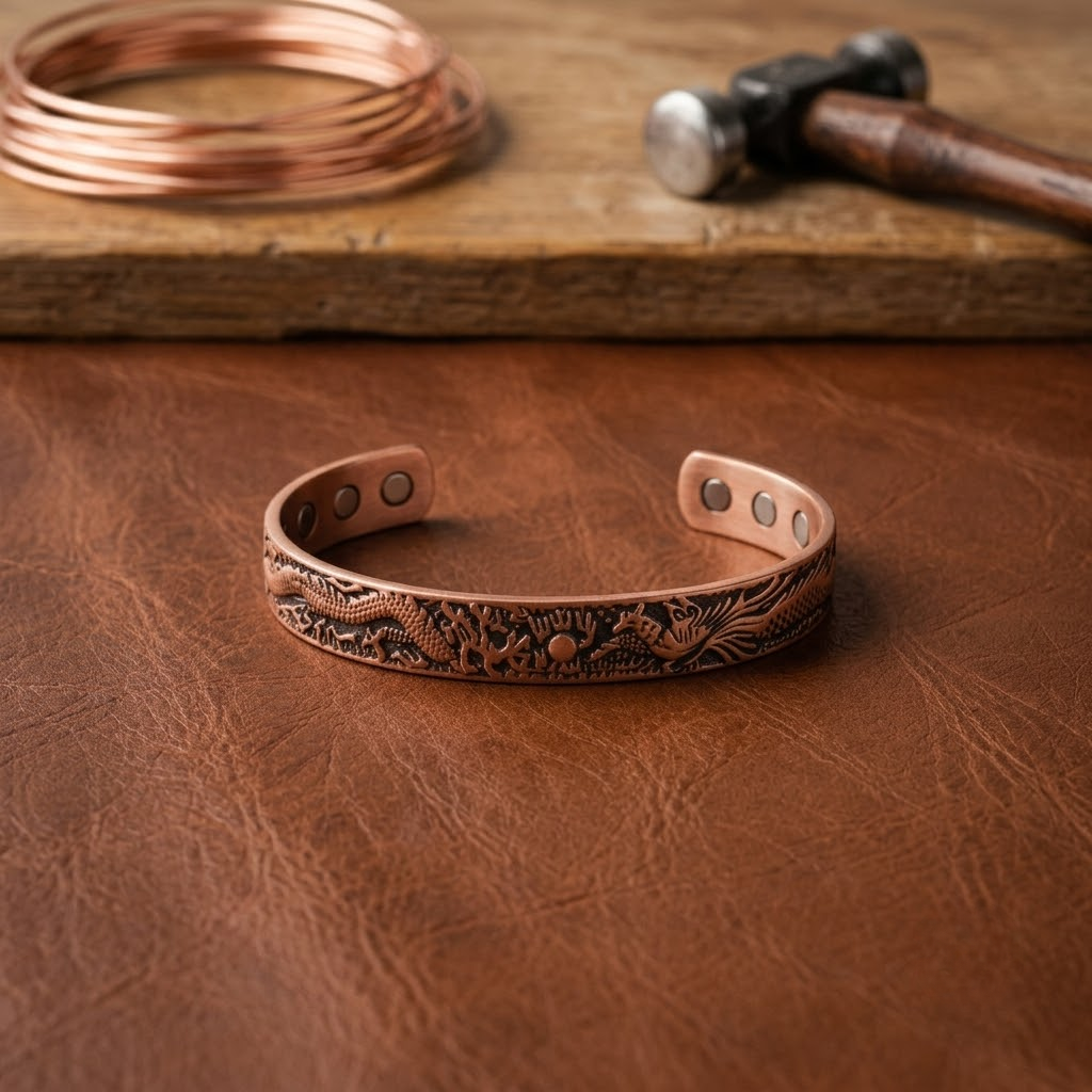 Juniper Loam Copper Bracelet