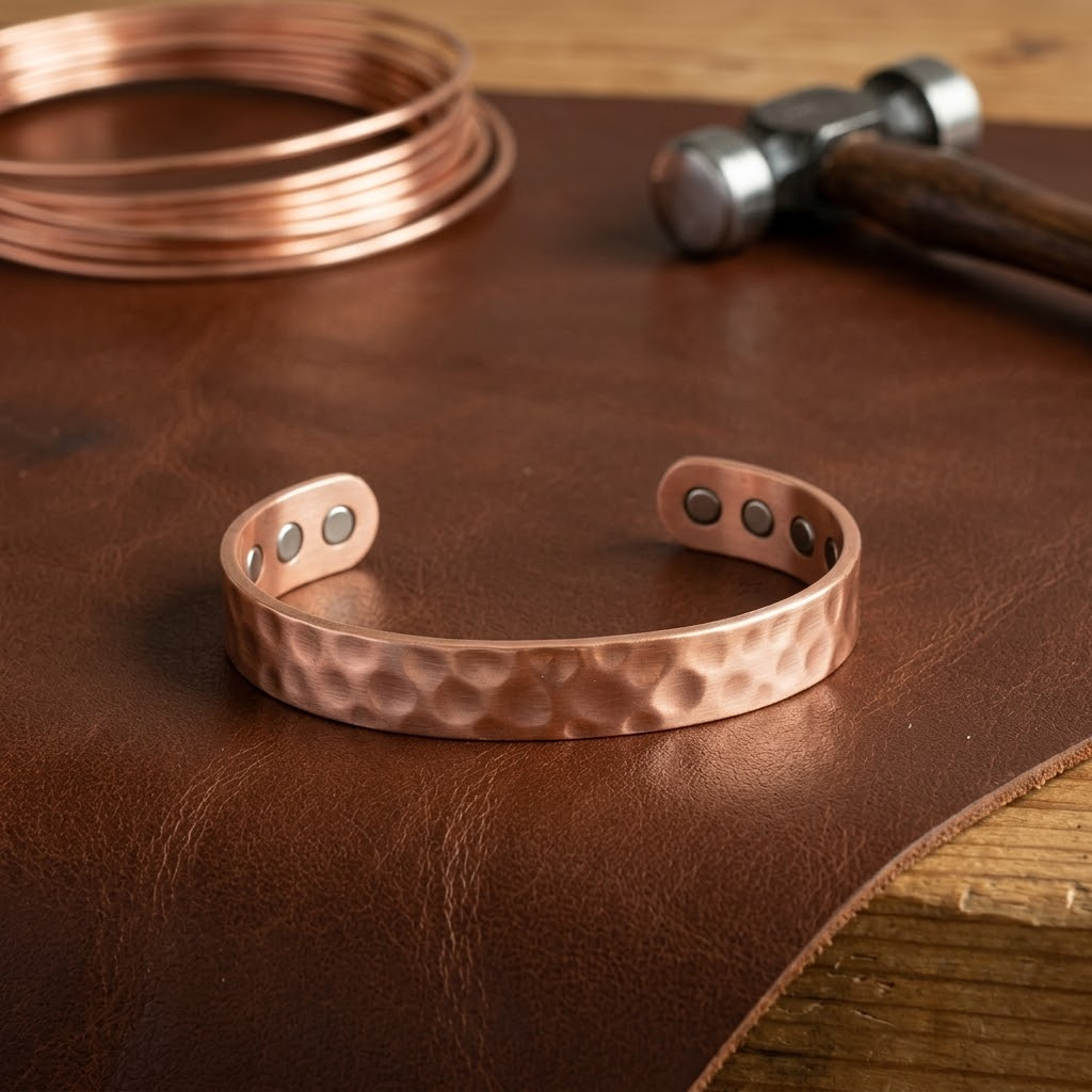 Meridian Lodestone Copper Bracelet