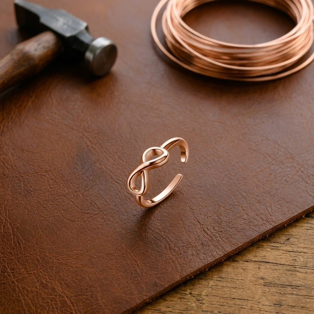 Adorn Loop Copper Toe Ring