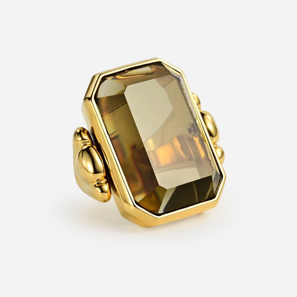 Marique French Vintage Noir Ring