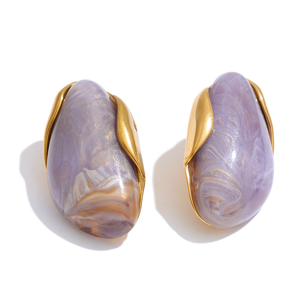 Mono Stone SS Earrings