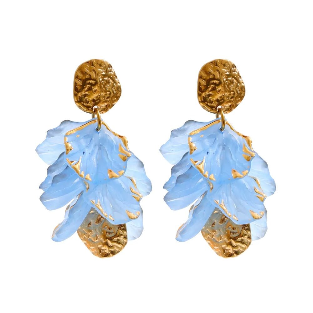 Moon Petal Delicate Earrings