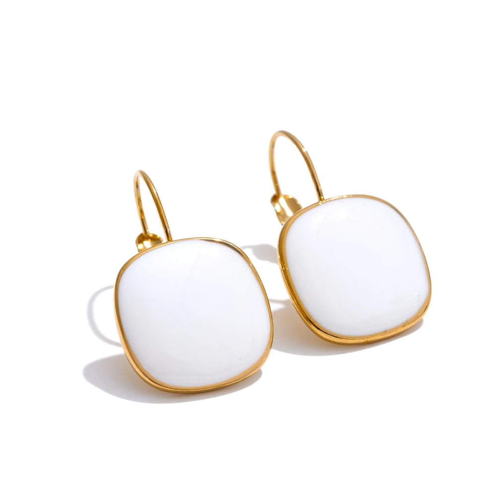 Nova Tile Drop Earrings