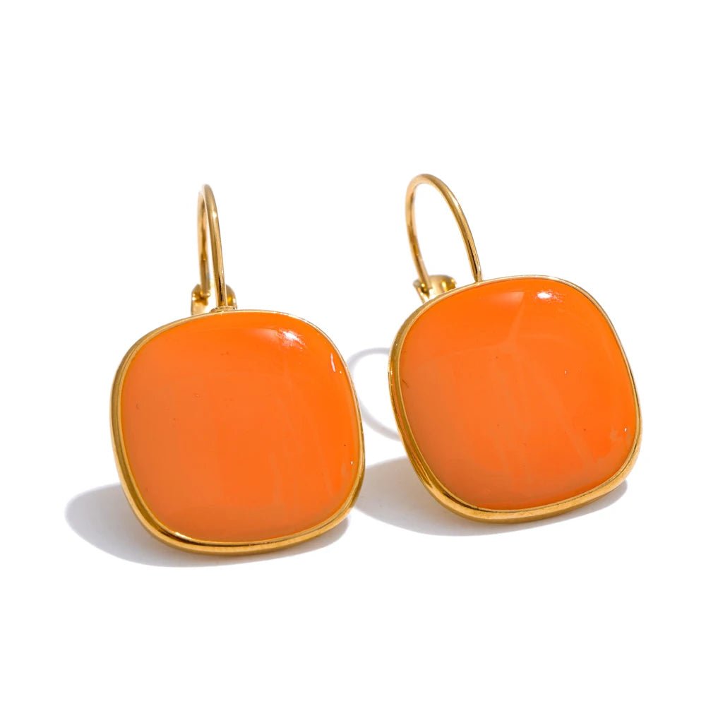 Nova Tile Drop Earrings