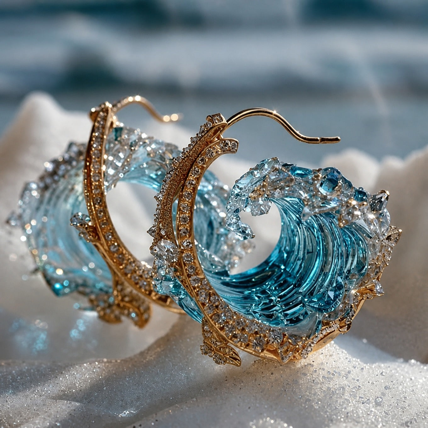 Ocean's Oath Vintage Earrings
