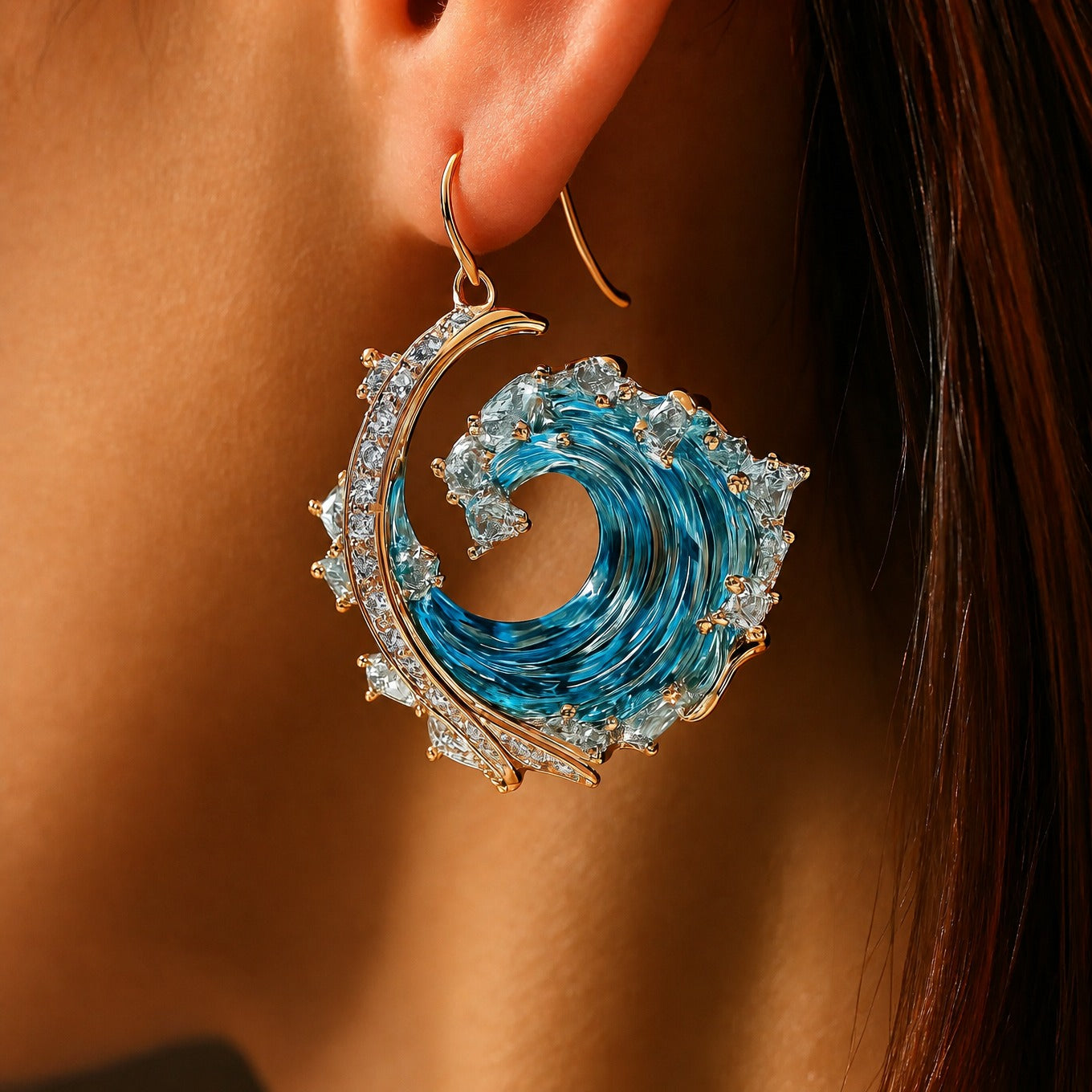 Ocean's Oath Vintage Earrings