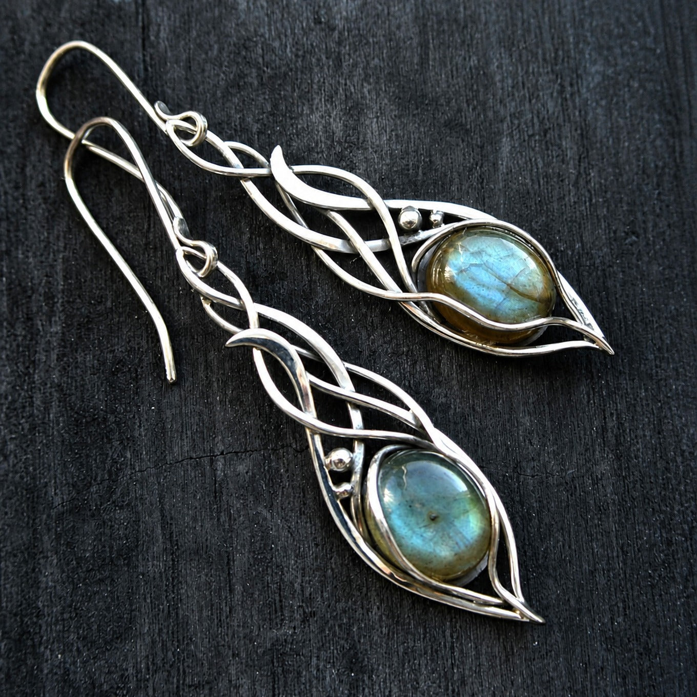 Celestial Opal Drop Earrings