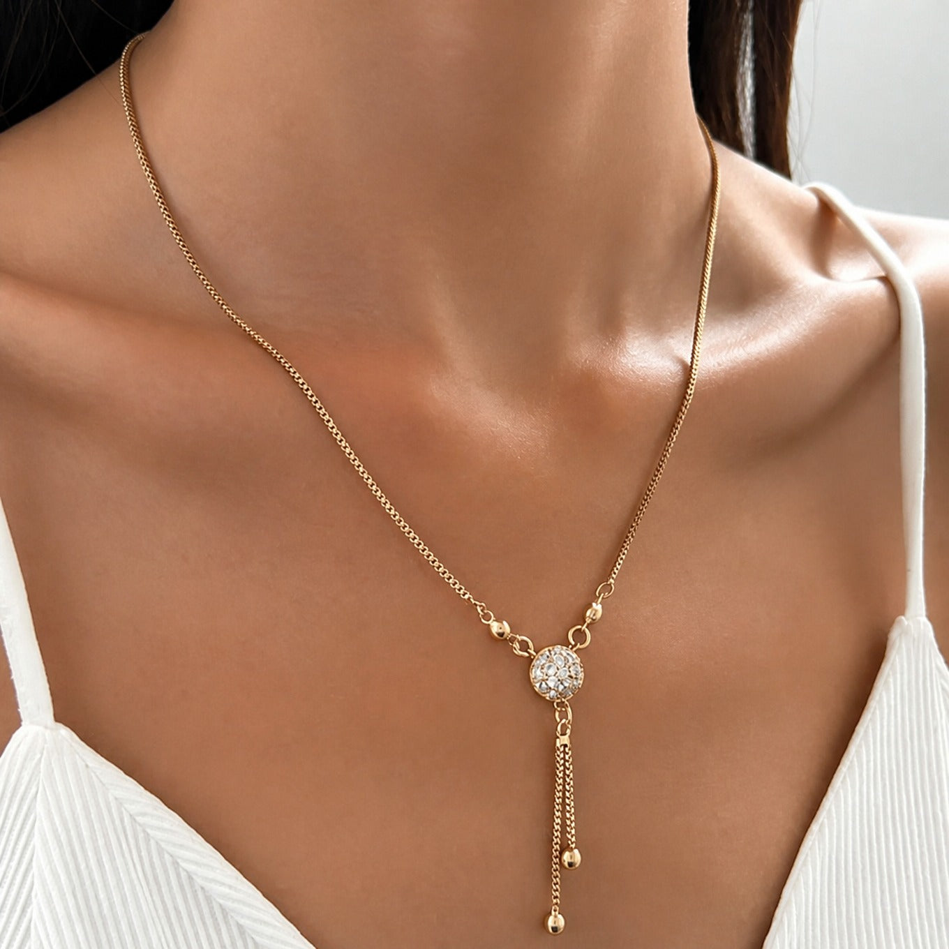 Noble Crystal Statement Necklace