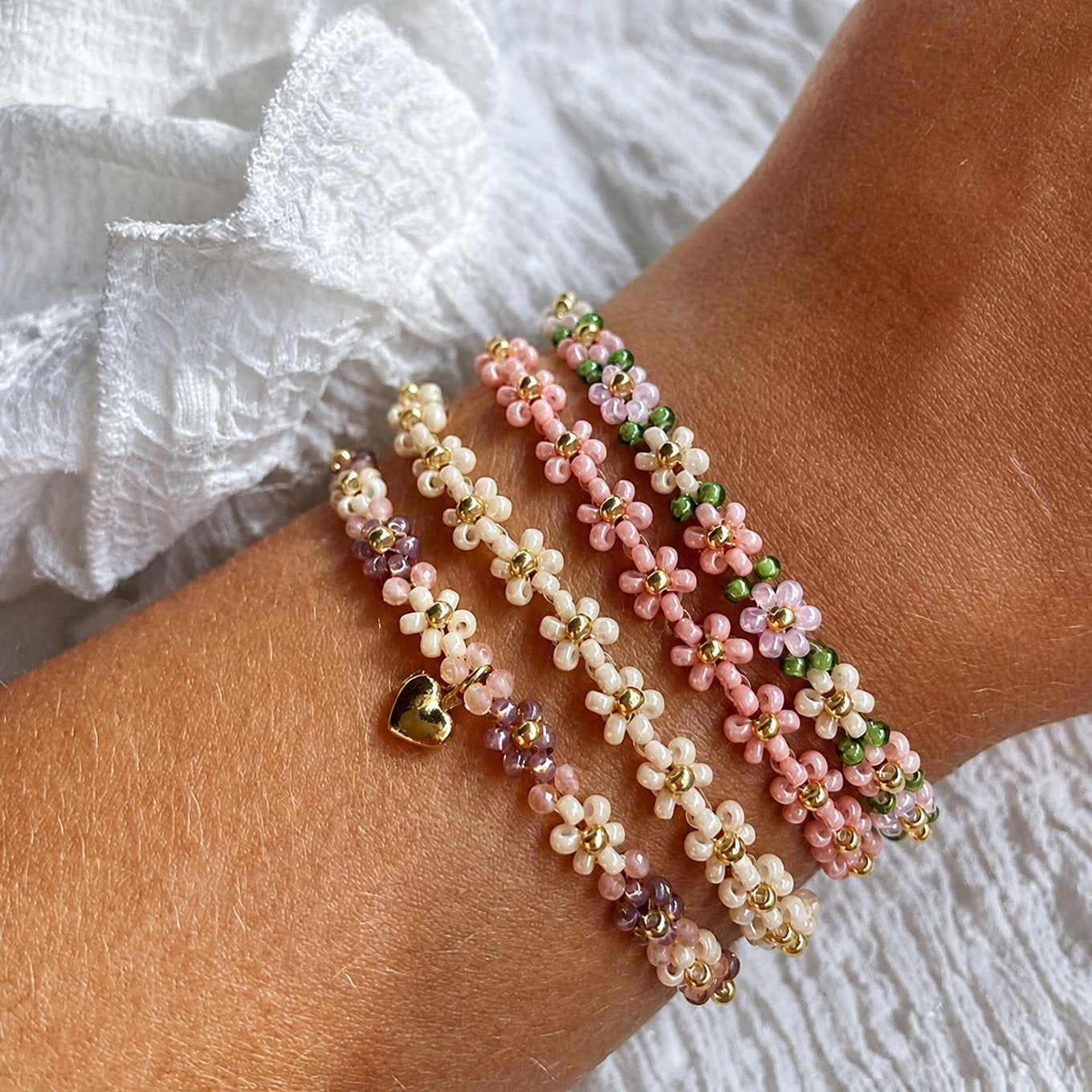 Noble Heart Blossom Bracelets