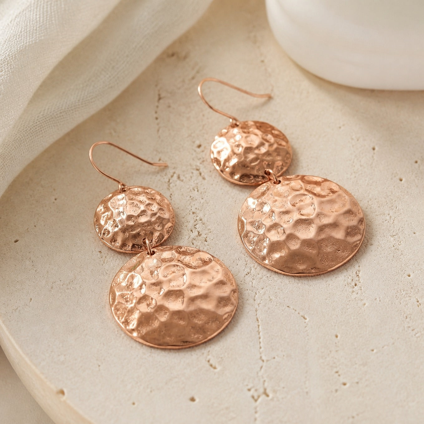 Solstice Glow Copper Earrings