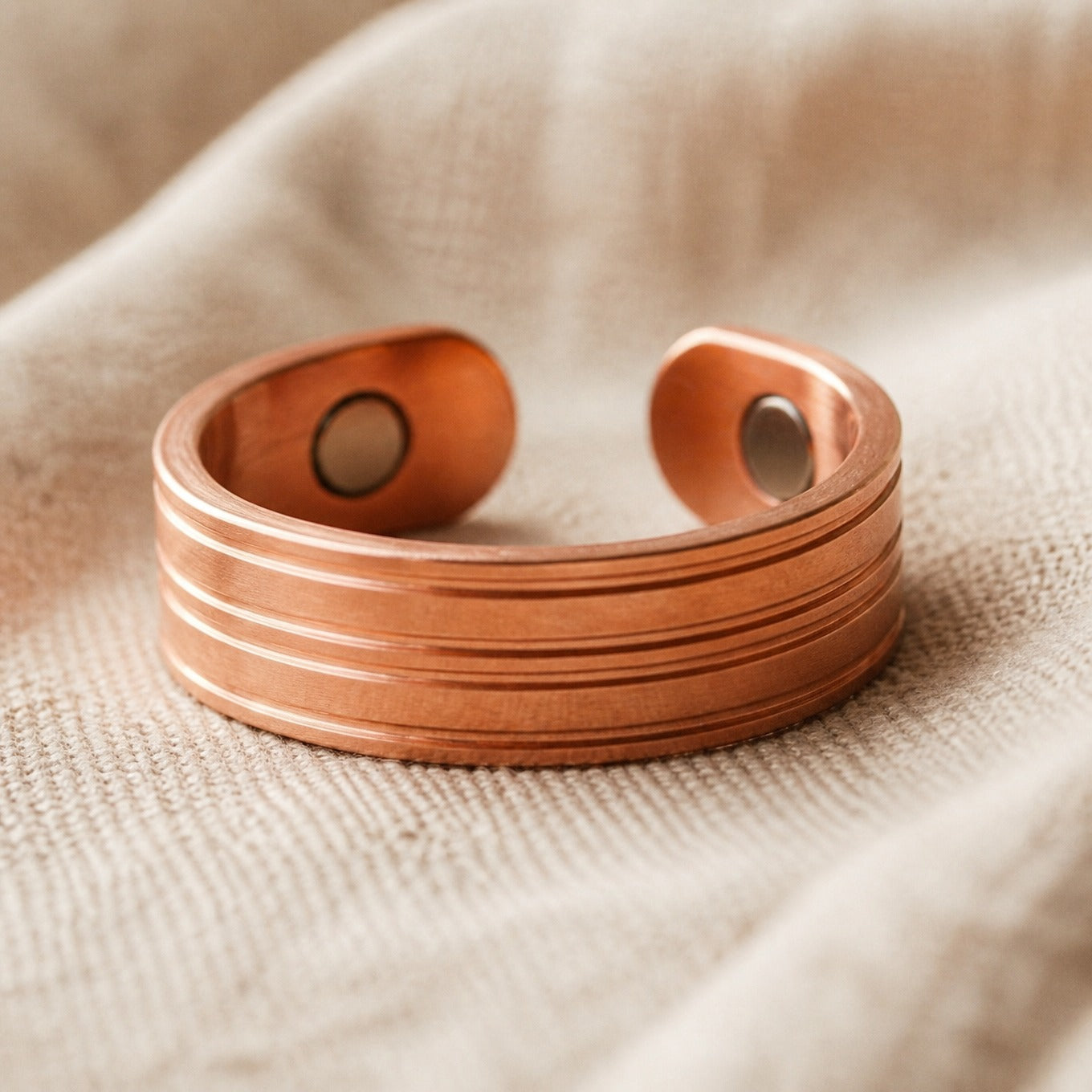 Sovereign Copper Band Ring