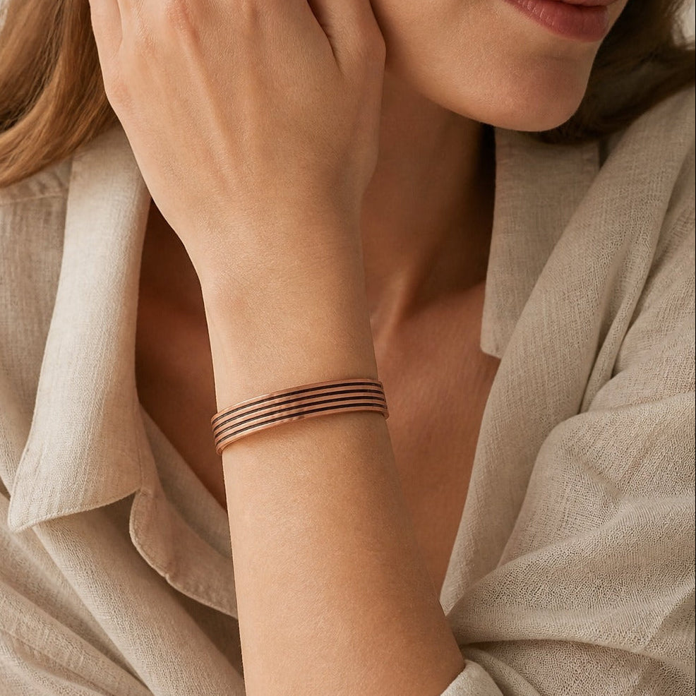 Sage Harmony Copper Bracelet