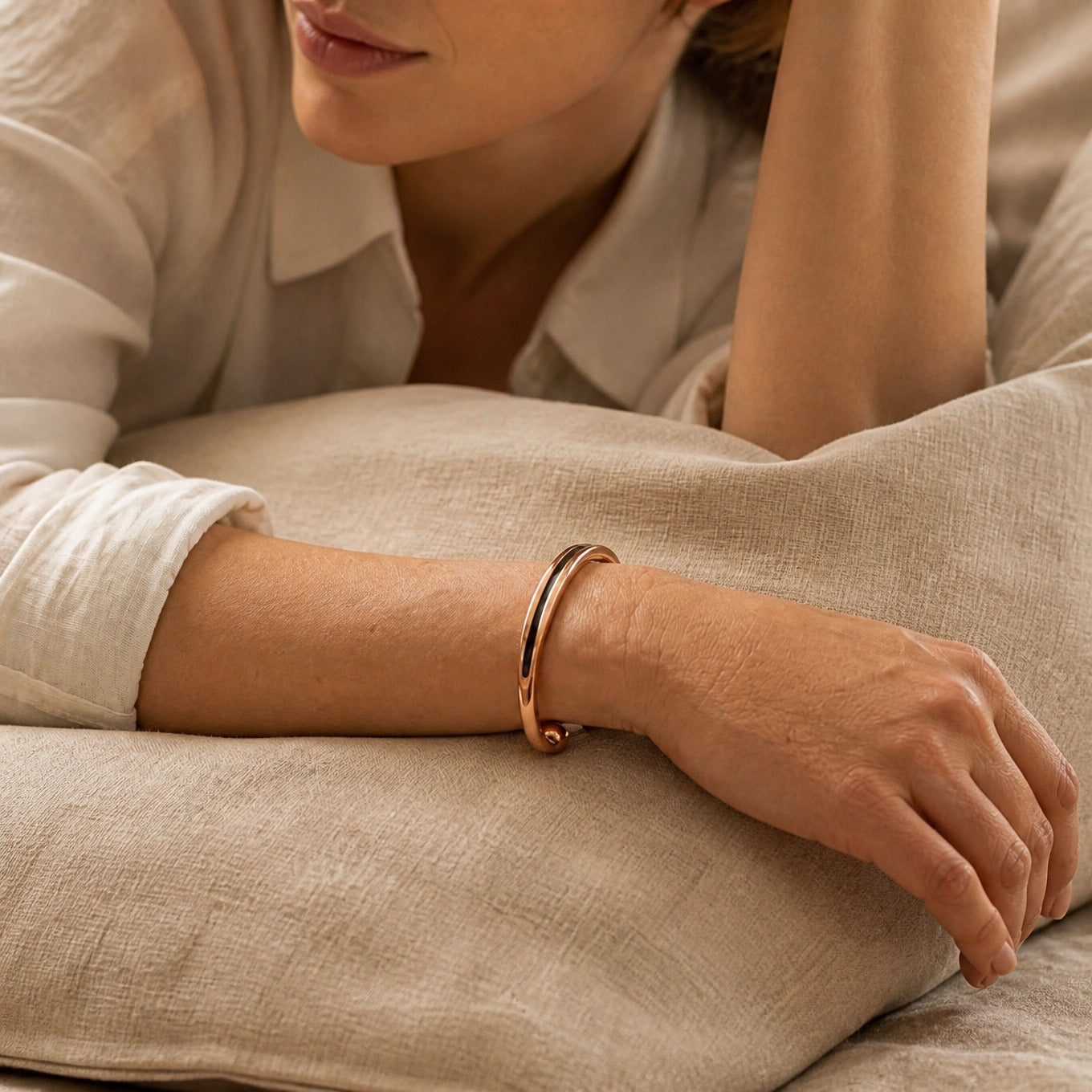 Eternal Vein Copper Bracelet