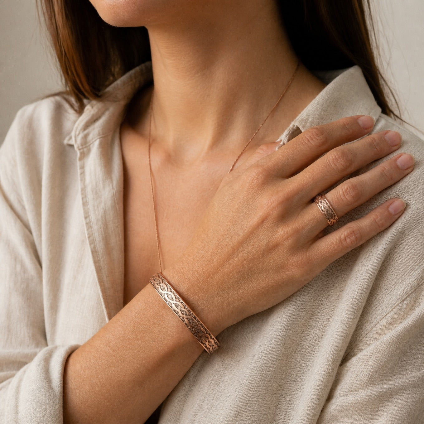 Celestial Knot Copper Set