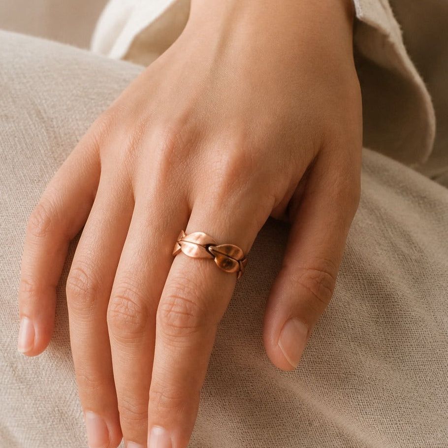 Bound Harmony Copper Ring