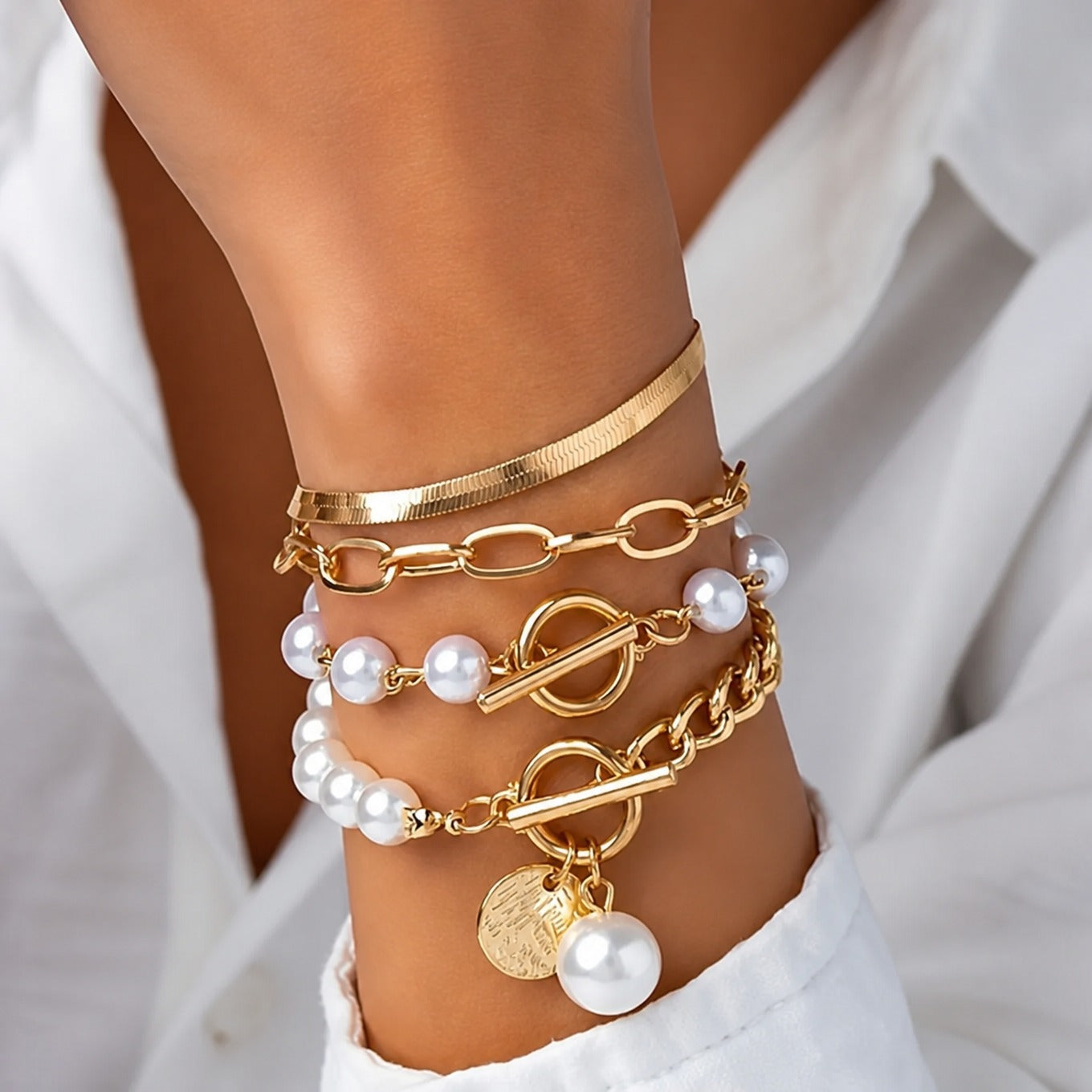 Curated Wrist Bracelet Set