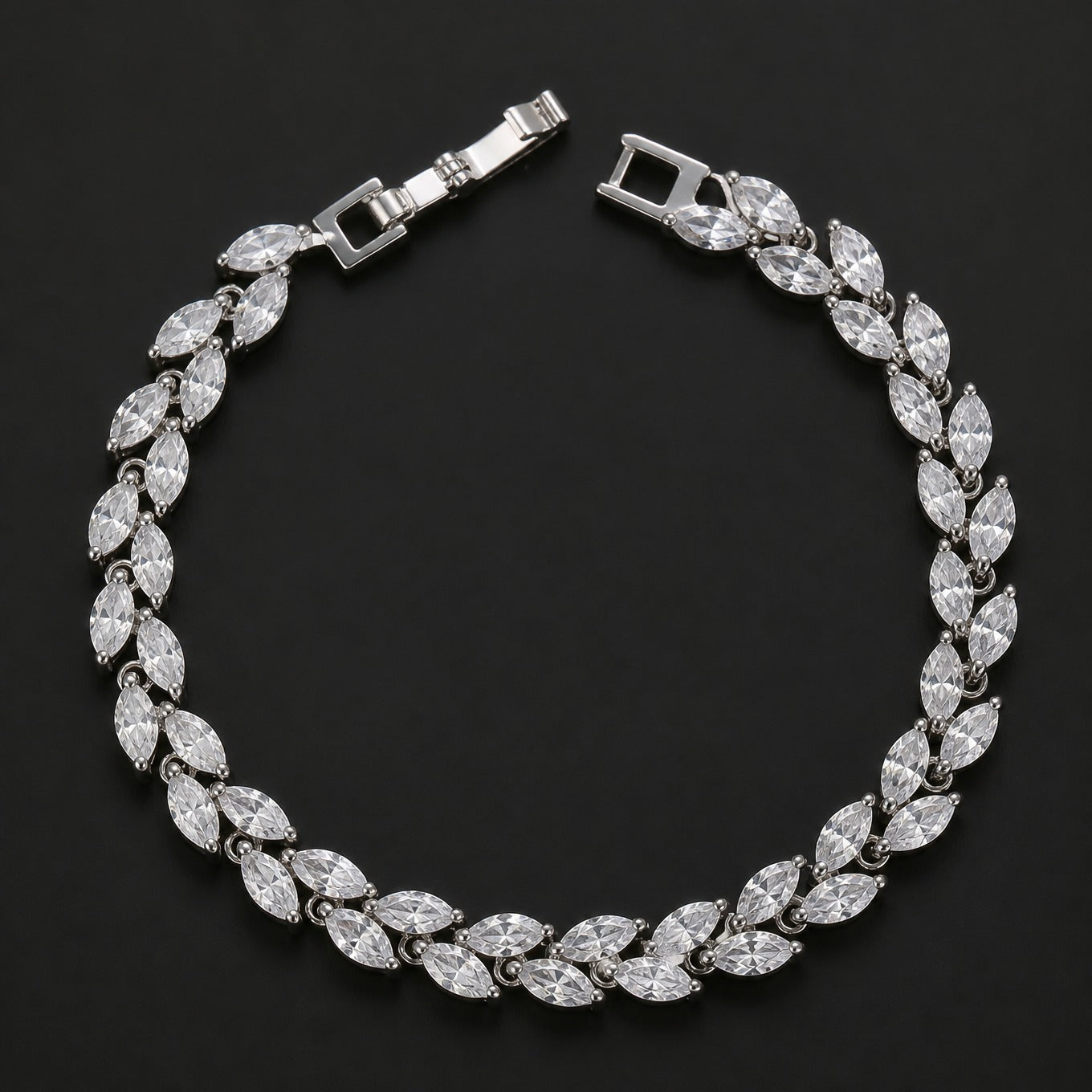 Wheat Leaf Charm Bracelet