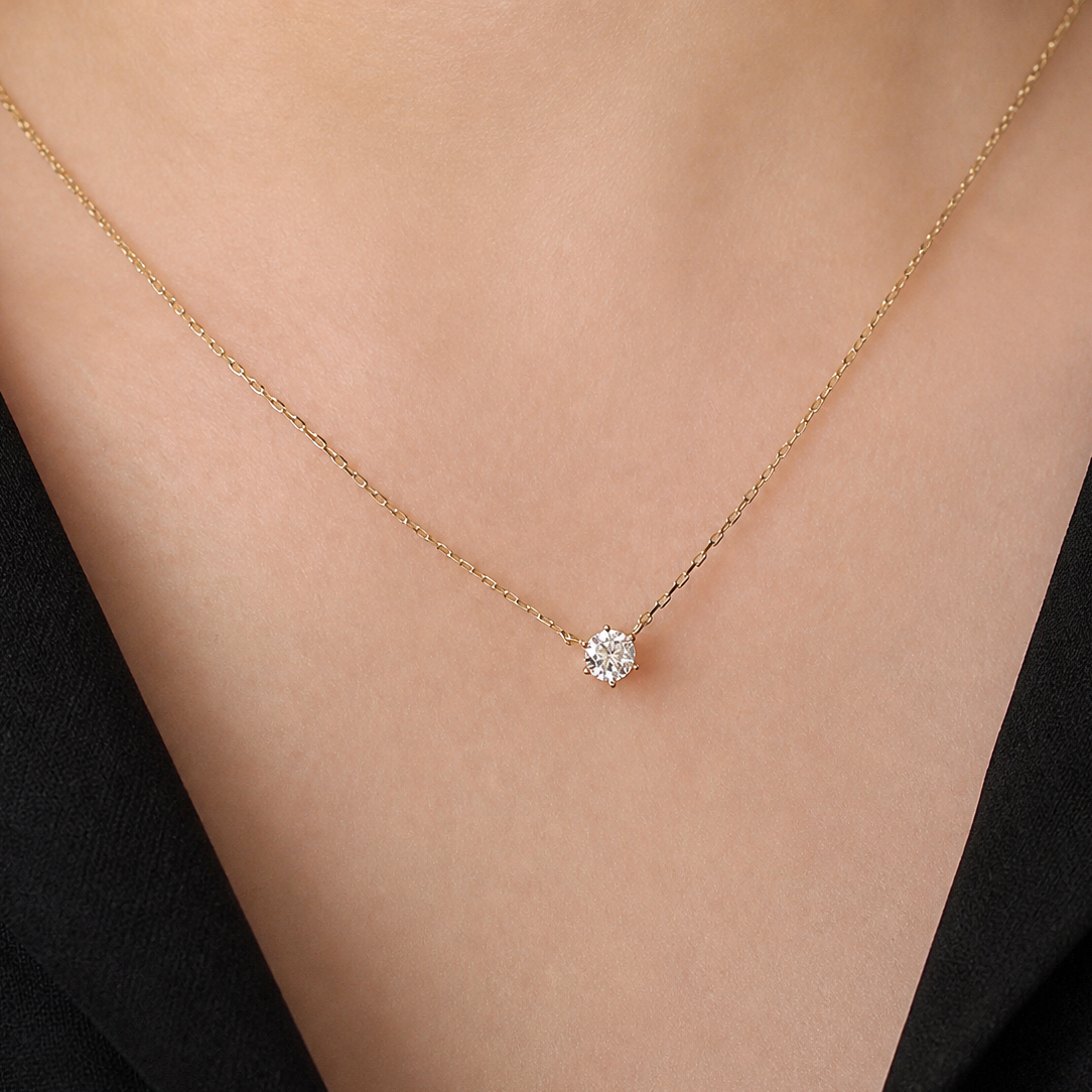 Timeless Zircon Gold Necklace
