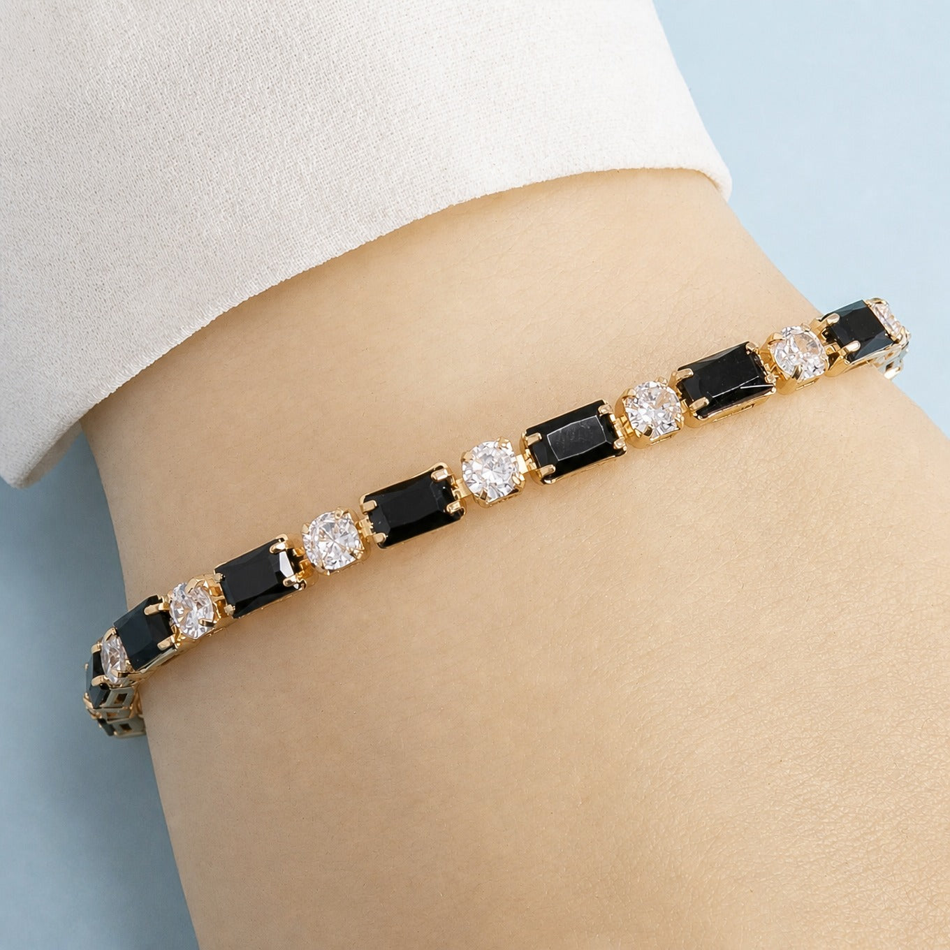 Bohemian Statement Onyx Bracelet