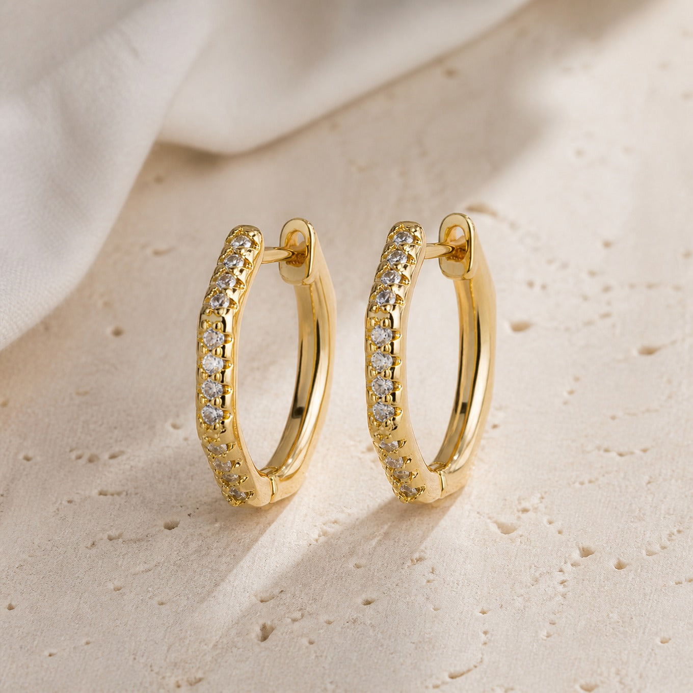 Golden Heirloom Hoop Earrings