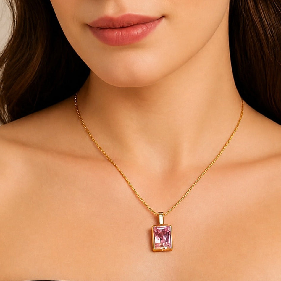 Gold Allure Pendant Necklace