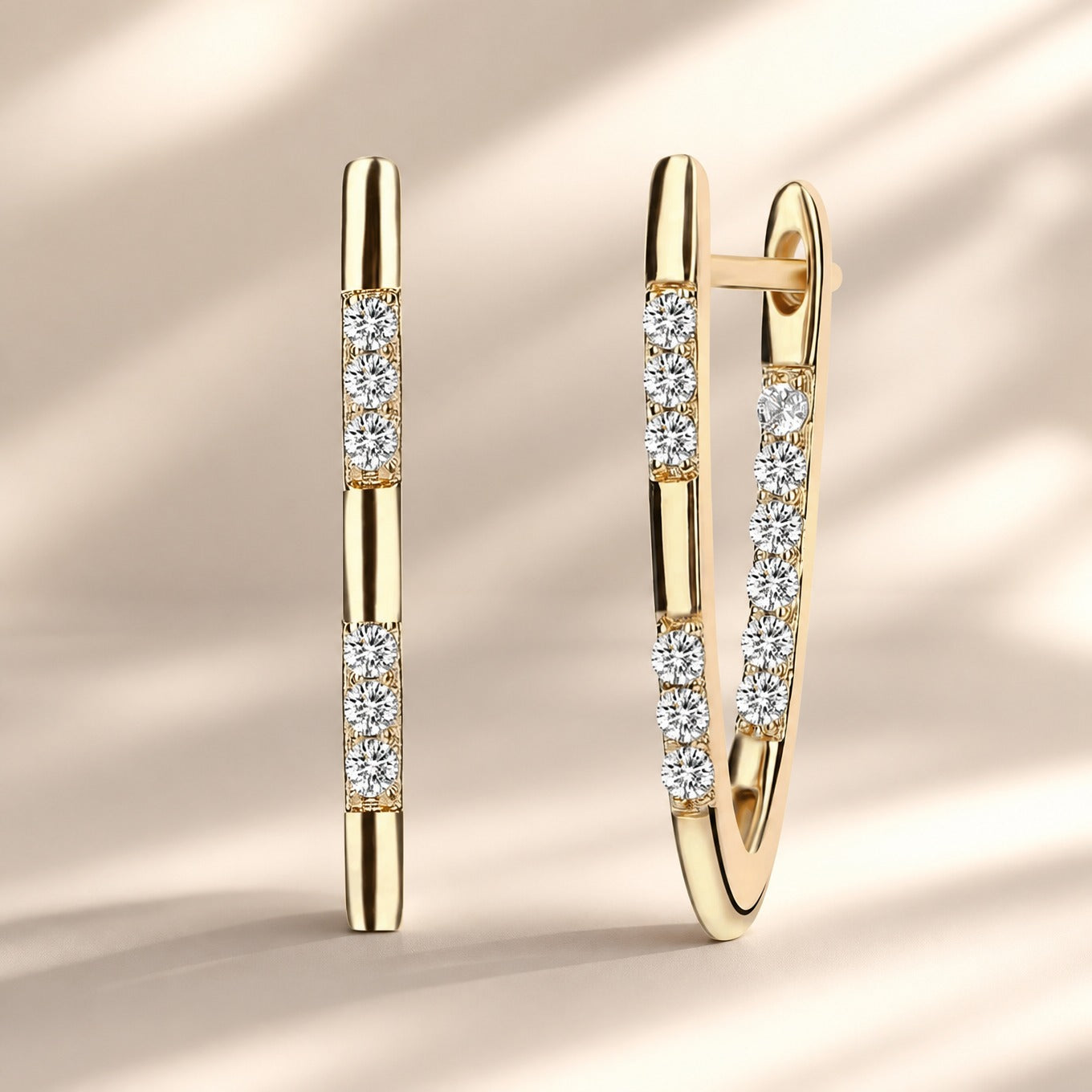Imperial Aura Cubic Zirconia Hoops