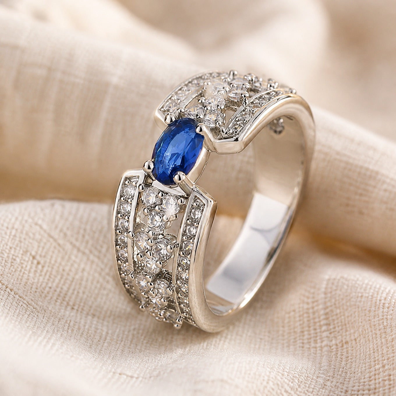 Imperial Solitaire Sapphire Ring