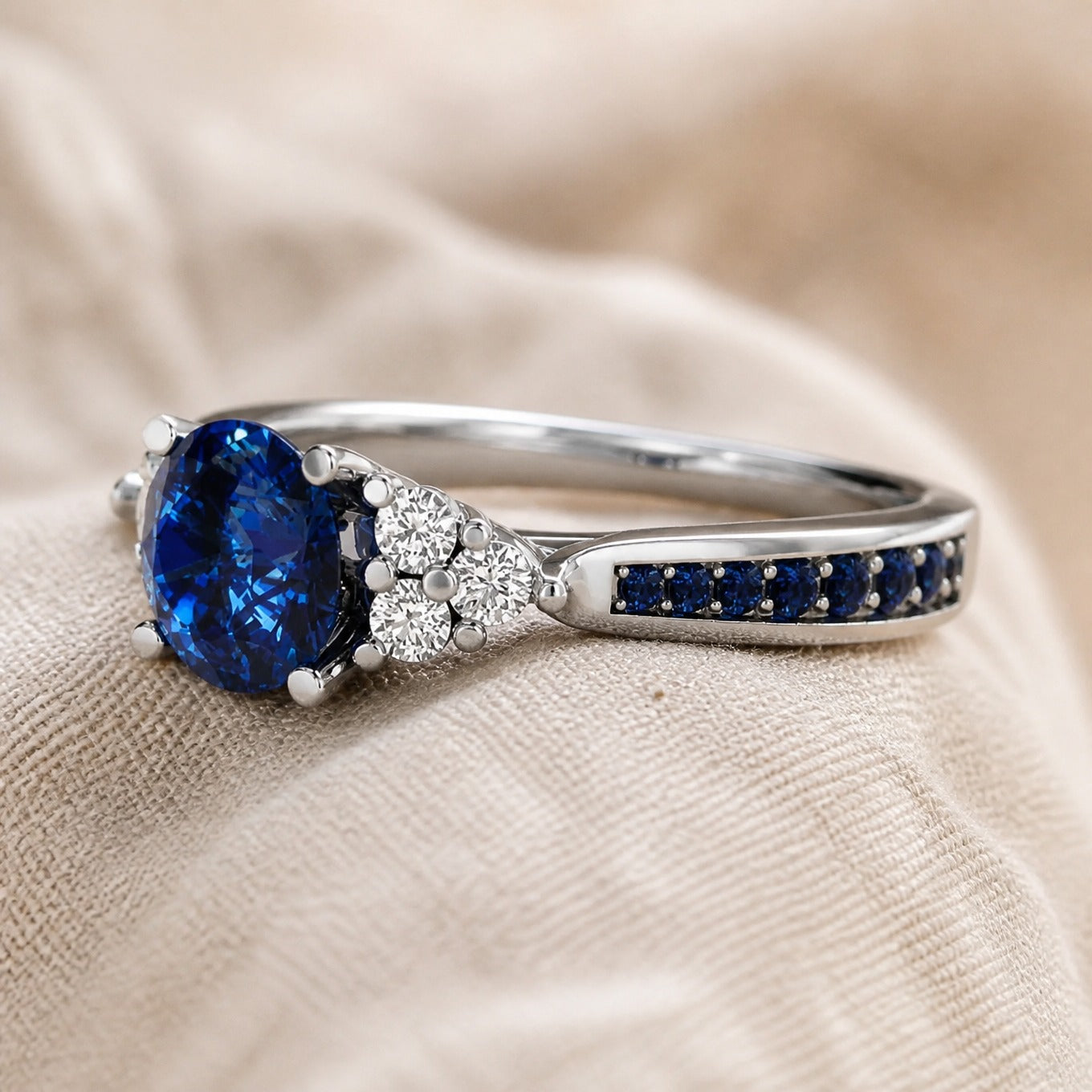 Natural Ceylon Sapphire Ring
