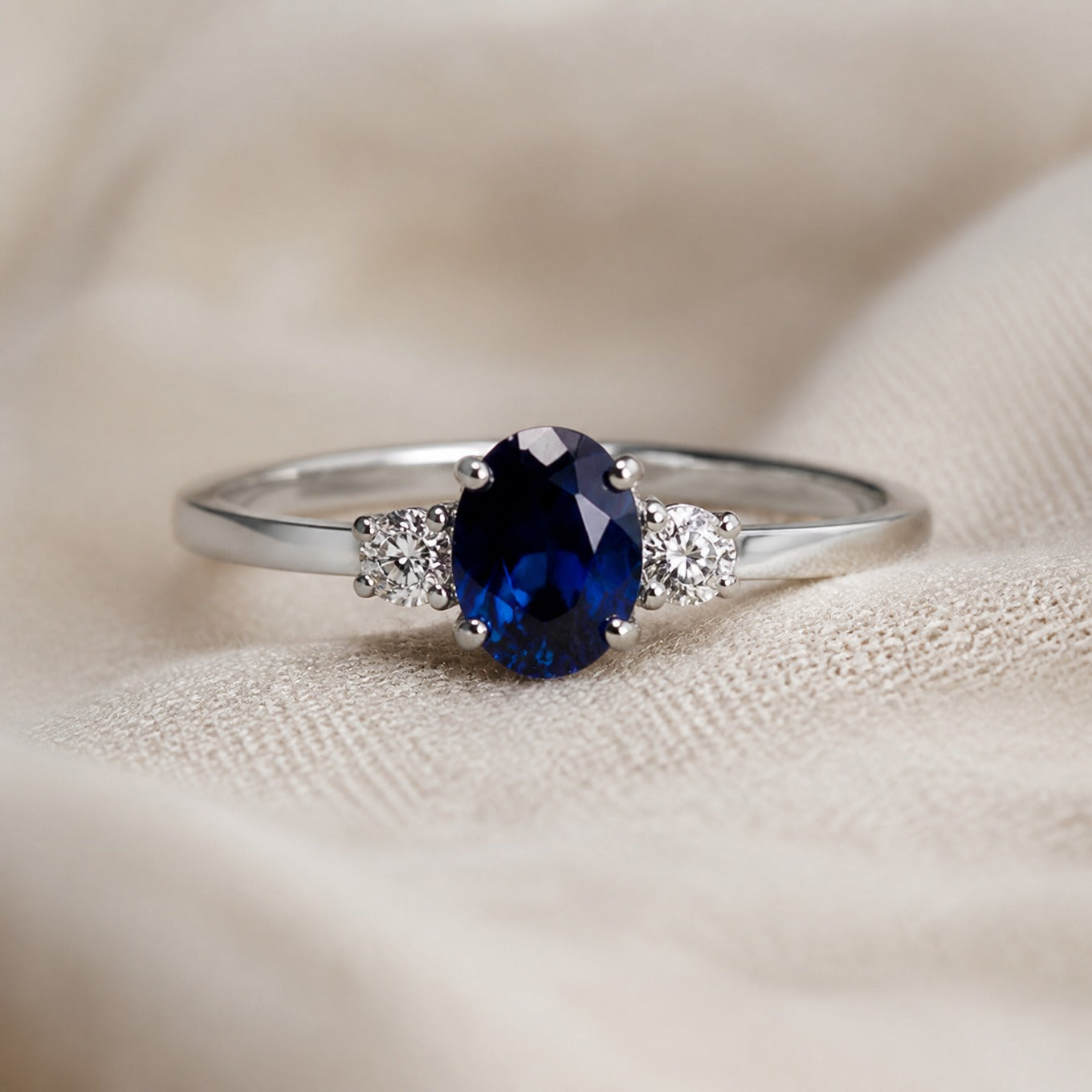 Royal Sapphire Promise Ring