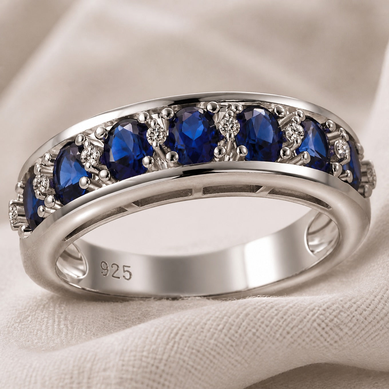 Majestic Sapphire Band Ring