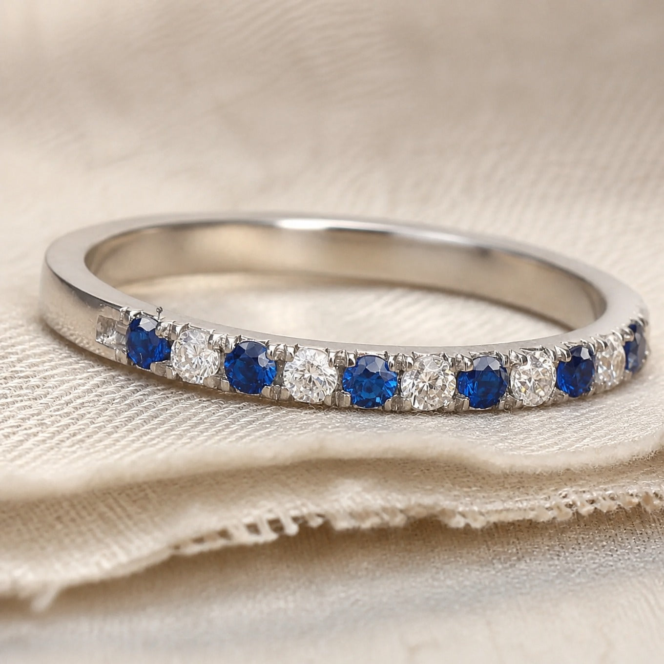 Sapphire Minimalist Ring