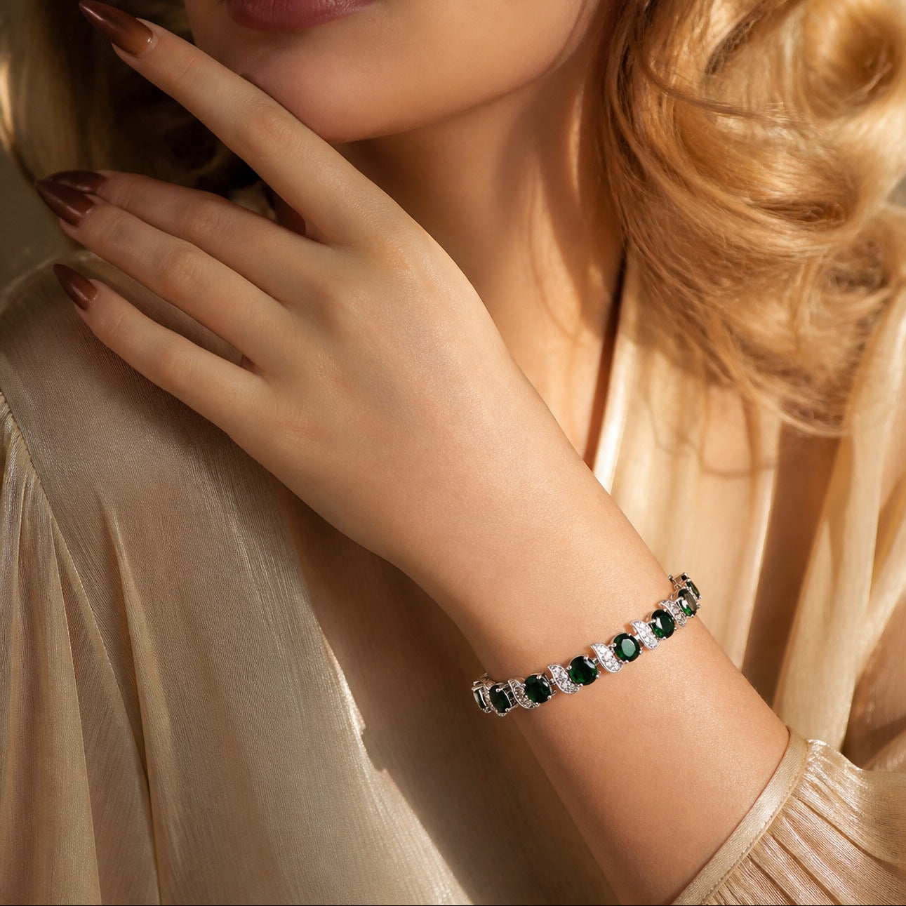 Emerald Zenith Tennis Bracelet