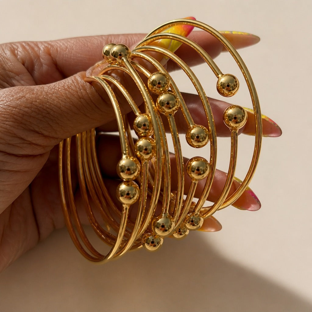 Imperial Gold Bangle Set