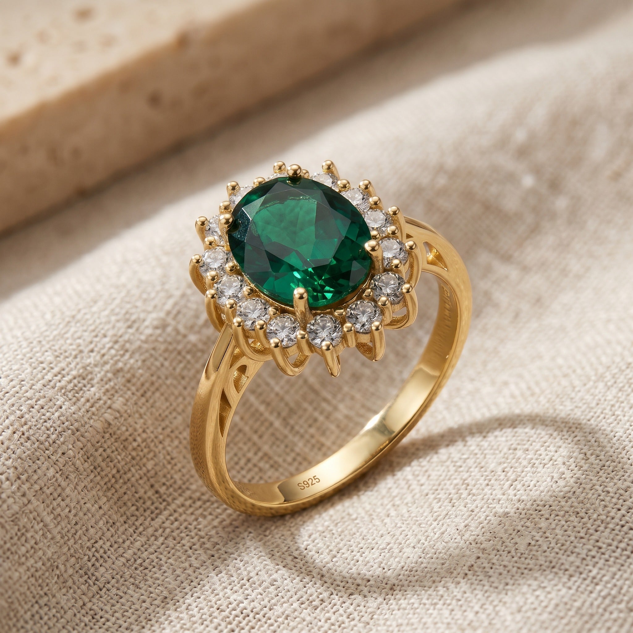 Emerald Iconic Beauty Ring