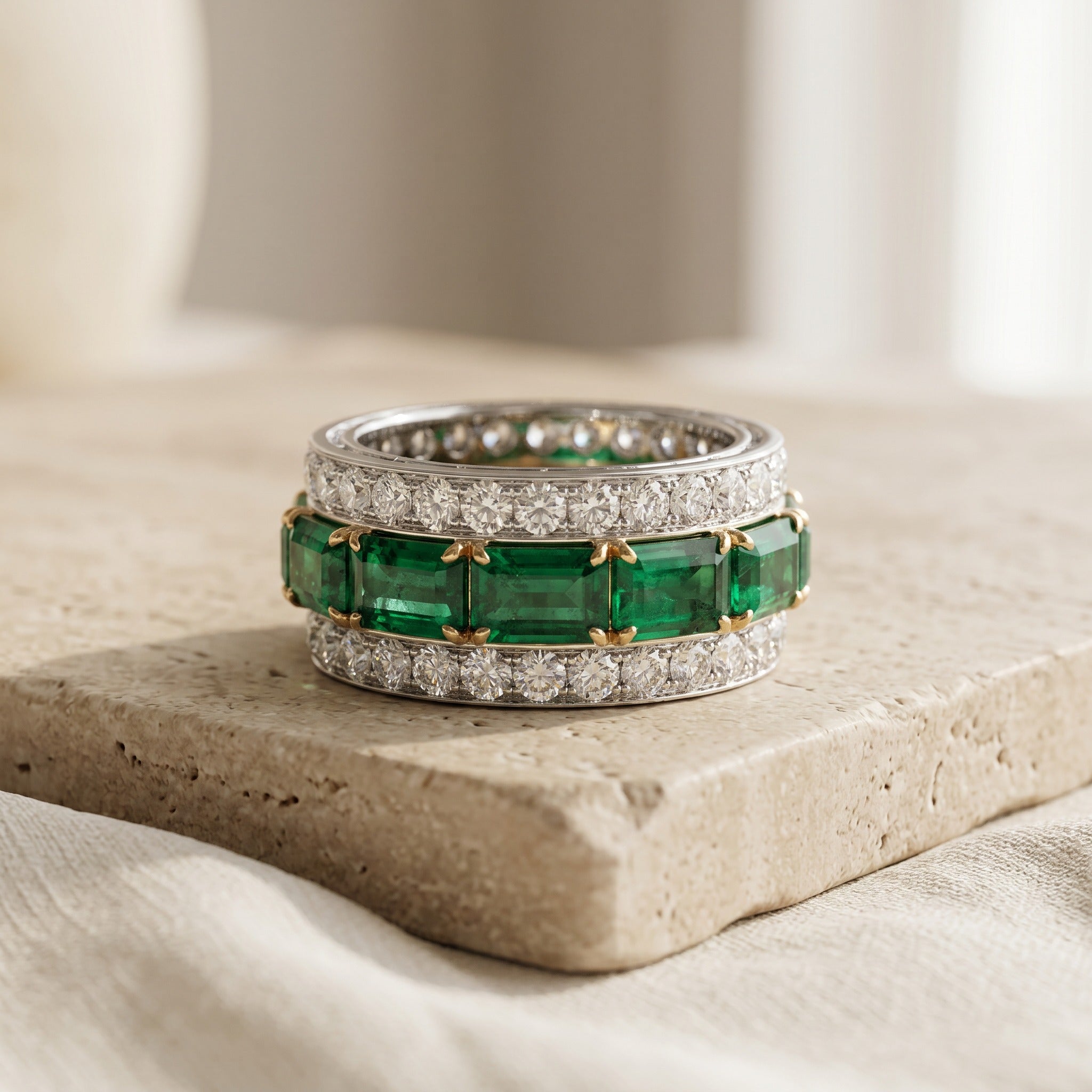 Emerald Signature Eternity Band