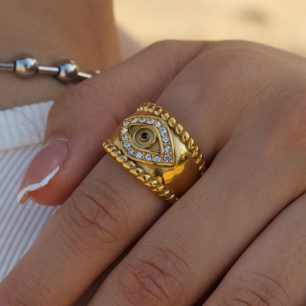 Oracle Eye Signet Ring