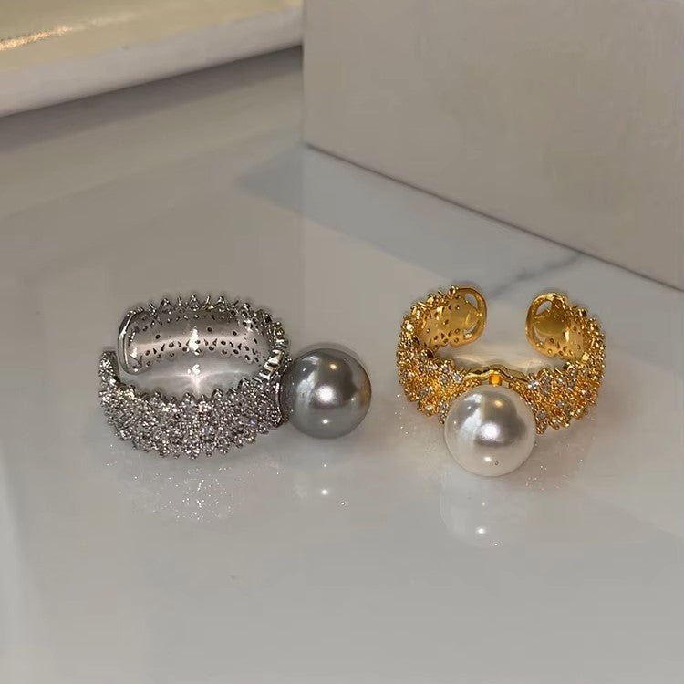Pearl Luxe Open Ring